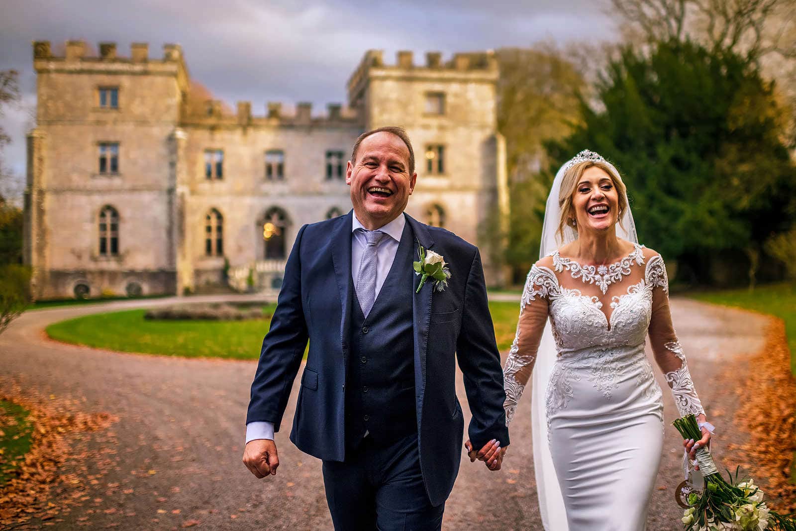 Wedding photography at Clearwell Castle