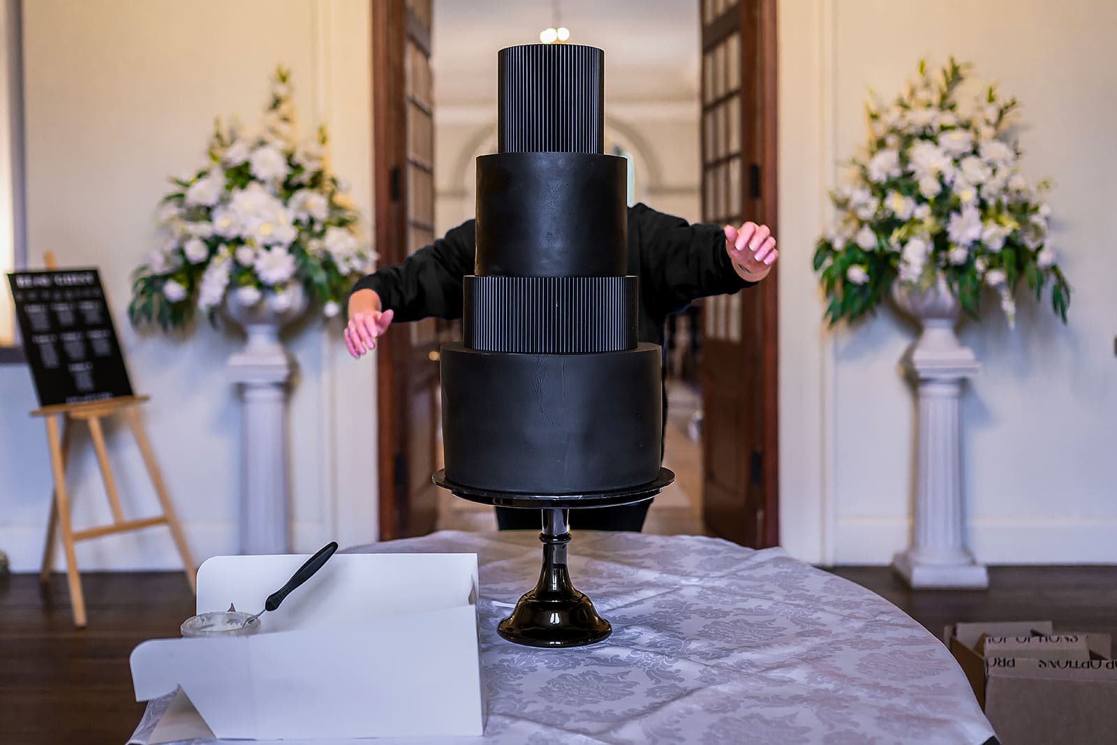 Weddin cake at Clearwell Castle