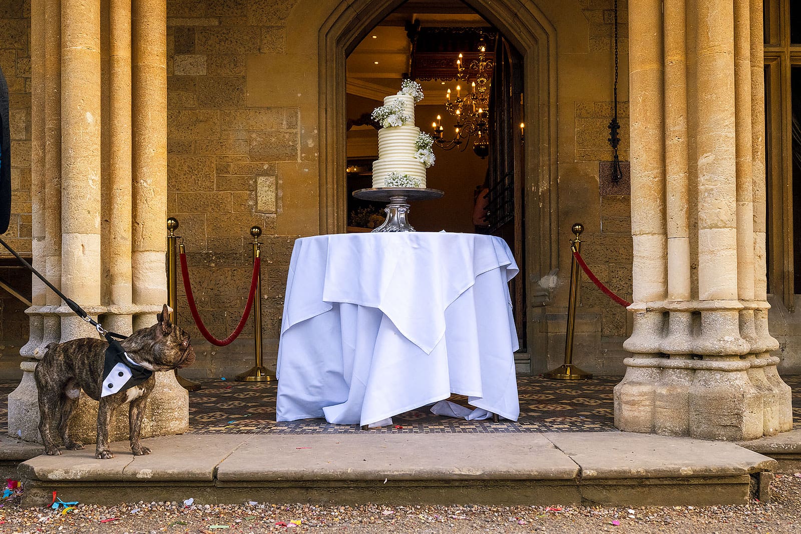 Wedding Cake at Manor By The Lake